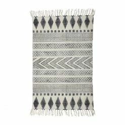 Billig ⭐ House Doctor Block Teppich - 60x90 Cm - Grau/schwarz ✔️