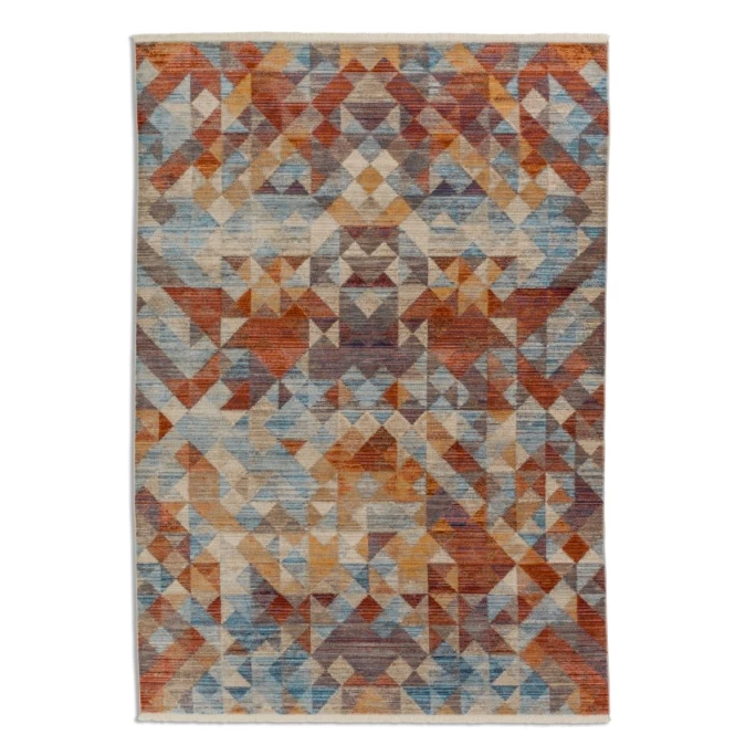 Großhandel ???? Schöner Wohnen Mystik Teppich - 70x140x0,7 Cm - Dreiecke Bunt ⌛ 1 Großhandel ???? Schöner Wohnen Mystik Teppich - 70x140x0,7 Cm - Dreiecke Bunt ⌛