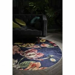 Billig ❤️ ESSENZA HOME Essenza Filou Finest Teppich - Ø 90 Cm - Dark Blue ???? -House Nordic Shop unnamed file 123