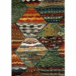Neu ✨ Wecon Home Colorful Marrakesh Kurzflorteppich Atlas - 120x170 Cm - Multicolor ????