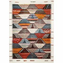 Top 10 ✨ Wecon Home Colorful Marrakesh Kurzflorteppich Modern Berber - 120x170 Cm - Multicolor ⭐