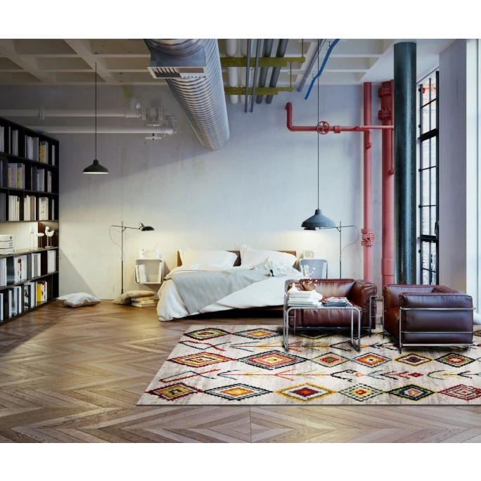 Wecon Home Colorful Marrakesh Kurzflorteppich Medina - 120x170 cm - multicolor Auslauf ✨ Wecon Home Colorful Marrakesh Kurzflorteppich Medina - 120x170 Cm - Multicolor ???? -House Nordic Shop unnamed file 1273