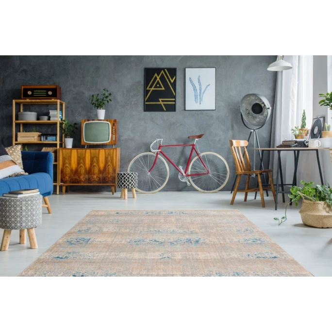 Großhandel ???? Kayoom Teppich Baroque 300 - 160x230 Cm - Grau-türkis ???? 2 Großhandel ???? Kayoom Teppich Baroque 300 - 160x230 Cm - Grau-türkis ???? – Bild 2