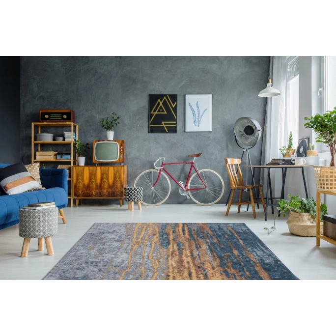Besorgen ???? Kayoom Teppich Blaze 300 - 155x230 Cm - Beige-blau ???? 2 Besorgen ???? Kayoom Teppich Blaze 300 - 155x230 Cm - Beige-blau ???? – Bild 2