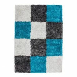 Auslauf ???? Kayoom Teppich Diamond 752 - 200x290 Cm - Türkis ????