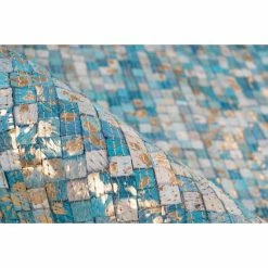 Rabatt ???? Kayoom Teppich Finish 100 - 120x170 Cm - Türkis-gold ???? -House Nordic Shop unnamed file 1573