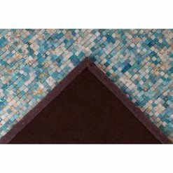 Rabatt ???? Kayoom Teppich Finish 100 - 120x170 Cm - Türkis-gold ???? -House Nordic Shop unnamed file 1574