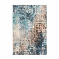 Angebote ???? Kayoom Teppich Indiana 300 - 160x230 Cm - Blau-braun ✨