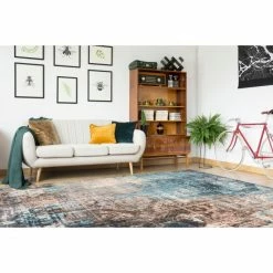 Alternative view of Angebote ???? Kayoom Teppich Indiana 300 - 160x230 Cm - Blau-braun ✨