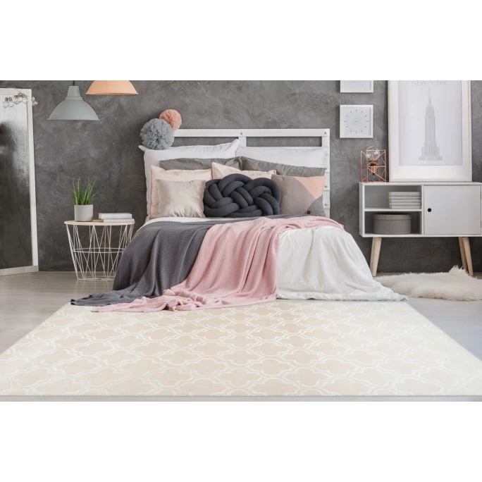 Auslauf ???? Kayoom Teppich Monroe 100 - 120x170 Cm - Creme ✨ 2 Auslauf ???? Kayoom Teppich Monroe 100 - 120x170 Cm - Creme ✨ – Bild 2