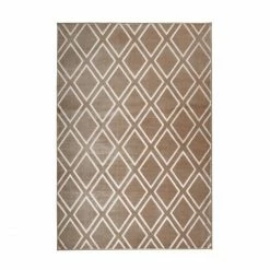 Bester Verkauf ???? Kayoom Teppich Monroe 300 - 120x170 Cm - Taupe ????