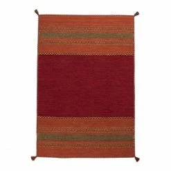 Bester Verkauf ???? Kayoom Teppich Alhambra 335 - 80x150 Cm - Rot ????