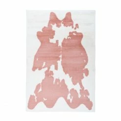 Großhandel ???? Kayoom Teppich Rabbit Animal - 120x160 Cm - Rosa-weiß ✔️