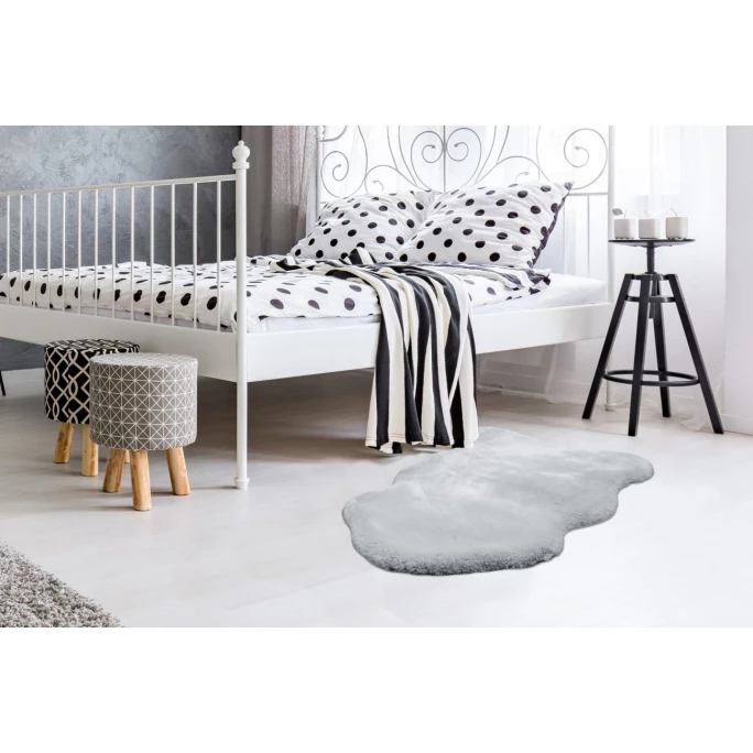 Kayoom Teppich Rabbit Sheepskin - 60x90 cm - grau-blau Aktion ???? Kayoom Teppich Rabbit Sheepskin - 60x90 Cm - Grau-blau ???? -House Nordic Shop unnamed file 1935