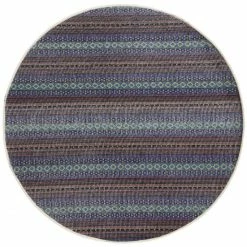 Alternative view of Auslauf ???? ESSENZA HOME Essenza Fleur Finest Teppich - Ø 90 Cm - Grey ????
