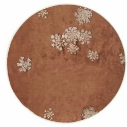 Blitzangebot ???? ESSENZA HOME Essenza Lauren Teppich - Ø 90 Cm - Cinnamon ????