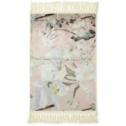 Rabatt ???? ESSENZA HOME Essenza Rosalee Teppichvorleger - 60x90 Cm - Dark Blush ????
