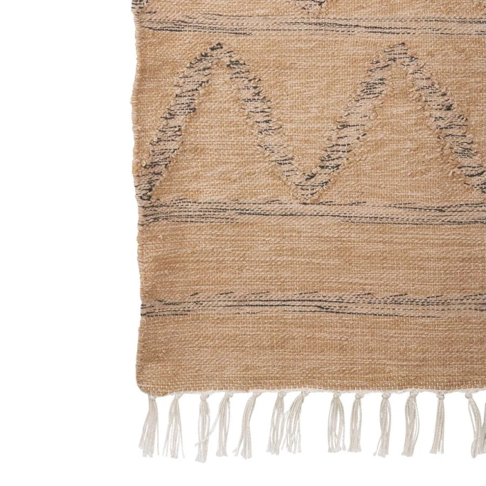 Rabatt ✨ HK Living Hand Woven Teppich - 120x180 Cm - Natural ???? 2 Rabatt ✨ HK Living Hand Woven Teppich - 120x180 Cm - Natural ???? – Bild 2
