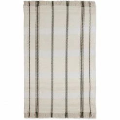 Blitzangebot ???? HK Living Handwoven Teppich - 150x240 Cm - Cream/black ✨