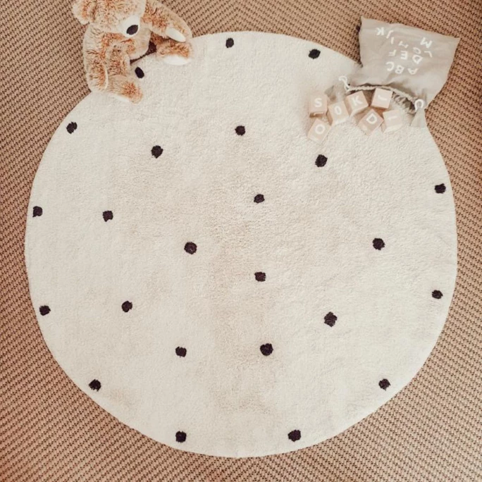 Eulenschnitt Webteppich rund - ca. Ø 140 cm - Punkte Schlussverkauf ???? Eulenschnitt Webteppich Rund - Ca. Ø 140 Cm - Punkte ✔️ -House Nordic Shop unnamed file 223