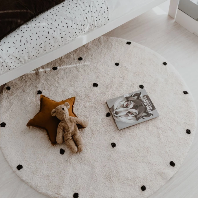 Eulenschnitt Webteppich rund - ca. Ø 140 cm - Punkte Schlussverkauf ???? Eulenschnitt Webteppich Rund - Ca. Ø 140 Cm - Punkte ✔️ -House Nordic Shop unnamed file 225