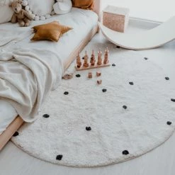 Schlussverkauf ???? Eulenschnitt Webteppich Rund - Ca. Ø 140 Cm - Punkte ✔️ 5 Schlussverkauf ???? Eulenschnitt Webteppich Rund - Ca. Ø 140 Cm - Punkte ✔️ -House Nordic Shop unnamed file 227