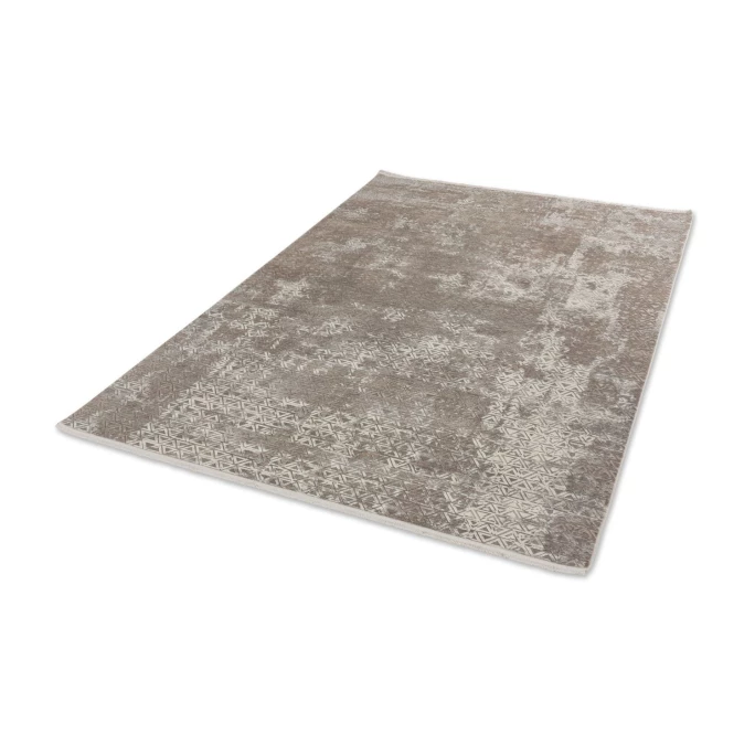 Auslauf ???? Schöner Wohnen Vision Teppich - 80x150x0,7 Cm - Dreiecke Beige ???? 2 Auslauf ???? Schöner Wohnen Vision Teppich - 80x150x0,7 Cm - Dreiecke Beige ???? – Bild 2