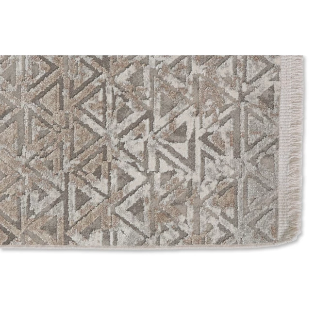 Auslauf ???? Schöner Wohnen Vision Teppich - 80x150x0,7 Cm - Dreiecke Beige ???? 4 Auslauf ???? Schöner Wohnen Vision Teppich - 80x150x0,7 Cm - Dreiecke Beige ???? – Bild 4