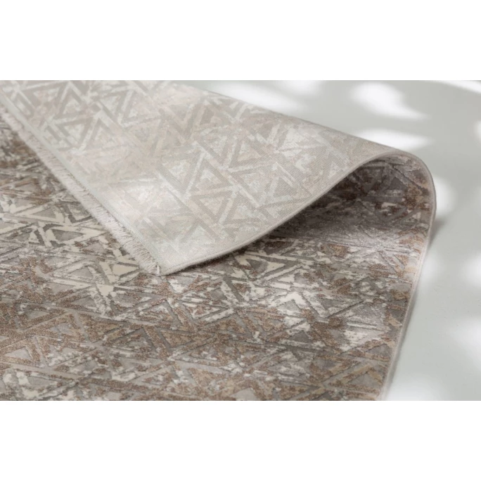 Auslauf ???? Schöner Wohnen Vision Teppich - 80x150x0,7 Cm - Dreiecke Beige ???? 5 Auslauf ???? Schöner Wohnen Vision Teppich - 80x150x0,7 Cm - Dreiecke Beige ???? – Bild 5