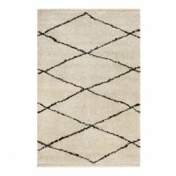 Brandneu ???? Wecon Home STUDIO Hochflor-Teppich - 120x170 Cm - One - Creme Beige ????