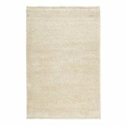 Auslauf ✔️ Wecon Home STUDIO Hochflor-Teppich - 120x170 Cm - Zero - Creme Beige ????