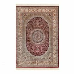 Coupon ❤️ Wecon Home Täbriz Kurzflor-Teppich - 80x140 Cm - Rot ????