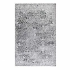 Angebote ✔️ Wecon Home Grace Kurzflor-Teppich - 60x100 Cm - Grau ❤️