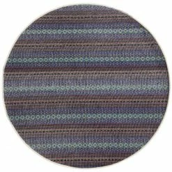 Alternative view of Rabatt ???? ESSENZA HOME Essenza Lauren Teppich - Ø 90 Cm - Indigo Blue ????