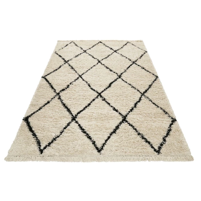 Rabatt ???? Wecon Home STUDIO Hochflor-Teppich - 120x170 Cm - Two - Creme Beige ???? 2 Rabatt ???? Wecon Home STUDIO Hochflor-Teppich - 120x170 Cm - Two - Creme Beige ???? – Bild 2