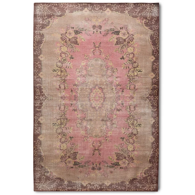 Auslauf ???? HK Living Wool Knotted Teppich - 200x300 Cm - Pink ???? 1 Auslauf ???? HK Living Wool Knotted Teppich - 200x300 Cm - Pink ????