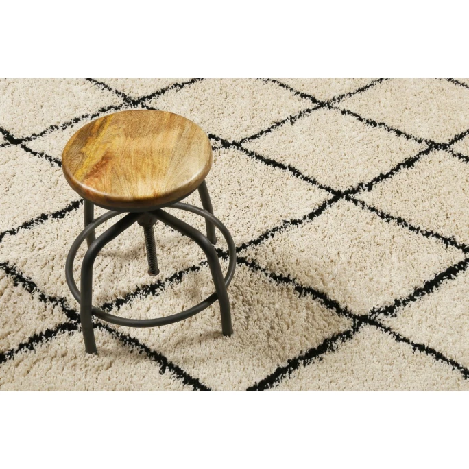 Rabatt ???? Wecon Home STUDIO Hochflor-Teppich - 120x170 Cm - Two - Creme Beige ???? 6 Rabatt ???? Wecon Home STUDIO Hochflor-Teppich - 120x170 Cm - Two - Creme Beige ???? – Bild 6