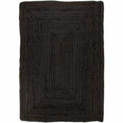 Budget ???? House Nordic Bombay Rug Wohnteppich - 90x60 Cm - Höhe: 1 Cm - Dunkelgrau ????