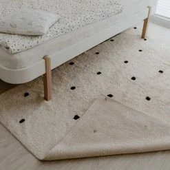 Besorgen ⌛ Eulenschnitt Punkte Webteppich Rechteckig - 140x200 Cm - Creme ???? -House Nordic Shop unnamed file 3156
