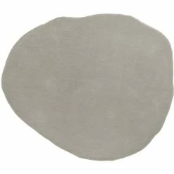 Beste Bewertungen von ???? Leitmotiv Organic Round Teppich - 130x145 Cm - Hellgrau ⭐
