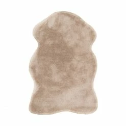 Coupon ⭐ Kayoom Teppich Rabbit Sheepskin - 60x90 Cm - Creme ????