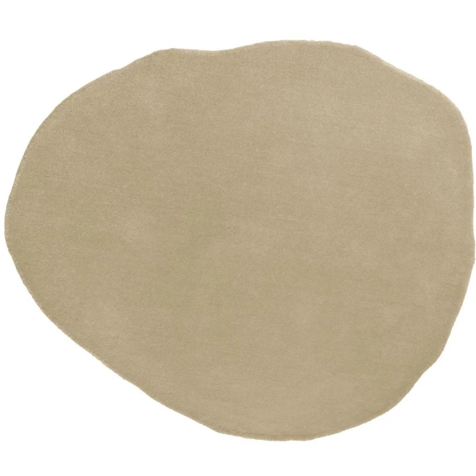 Neu ???? Leitmotiv Organic Round Teppich - 130x145 Cm - Sandbraun ???? 1 Neu ???? Leitmotiv Organic Round Teppich - 130x145 Cm - Sandbraun ????