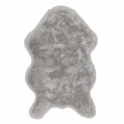 Coupon ???? Schöner Wohnen Tender Kunstfell-Teppich - 90x60 Cm - Silber ????