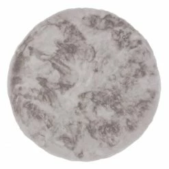 Budget ???? Schöner Wohnen Tender Kunstfell-Teppich Rund - Ø 120 Cm - Taupe ✔️