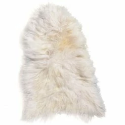 Budget ???? Villa Collection Nordic Nature Färöisches Schaffell - 80x120 Cm - White ????