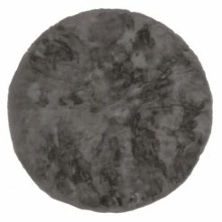 Budget ???? Schöner Wohnen Tender Kunstfell-Teppich Rund - Ø 120 Cm - Grau ????