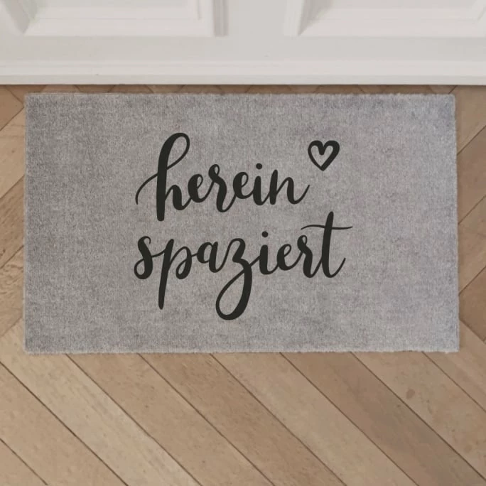 Eulenschnitt Hereinspaziert Fußmatte Indoor & Outdoor - ca. 45x75x1 cm - grau Blitzangebot ✨ Eulenschnitt Hereinspaziert Fußmatte Indoor & Outdoor - Ca. 45x75x1 Cm - Grau ✨ -House Nordic Shop unnamed file 3460