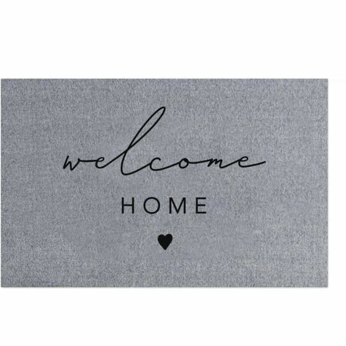 Eulenschnitt Welcome Home Fußmatte Indoor & Outdoor - ca. 45x75x1 cm - hellgrau Aktion ???? Eulenschnitt Welcome Home Fußmatte Indoor & Outdoor - Ca. 45x75x1 Cm - Hellgrau ???? -House Nordic Shop unnamed file 3463