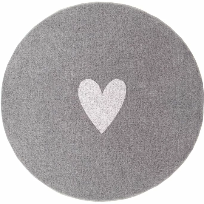 Billig ???? Eulenschnitt Weißes Herz Fußmatte Indoor & Outdoor - Ca. Ø 100x1 Cm - Grau ???? 1 Billig ???? Eulenschnitt Weißes Herz Fußmatte Indoor & Outdoor - Ca. Ø 100x1 Cm - Grau ????