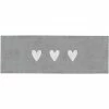 Besorgen 😀 Eulenschnitt Herzen Fußmatten-Läufer Indoor & Outdoor - Ca. 150x50x0,5 Cm - Grau ⭐